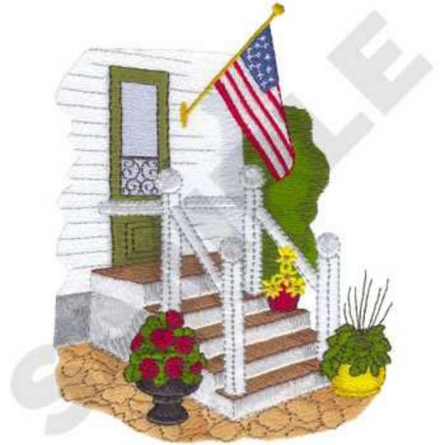 Picture of Summer Home Machine Embroidery Design
