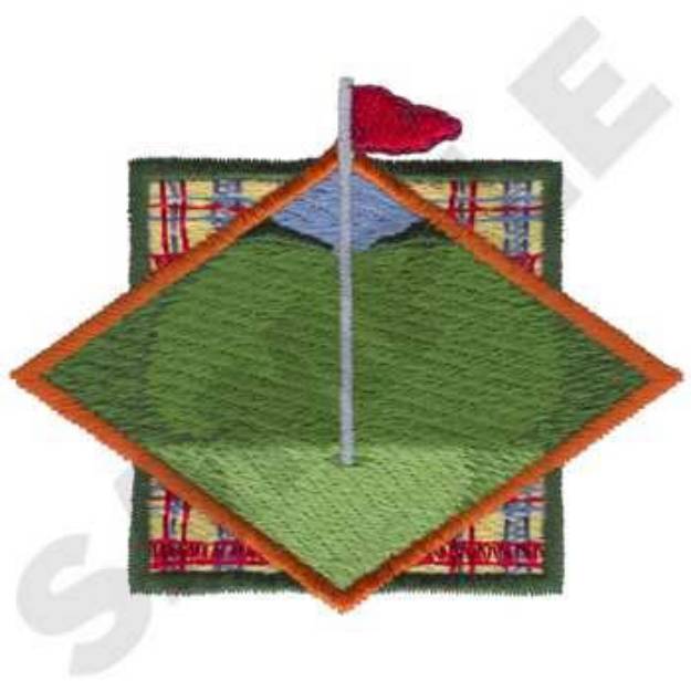 Picture of Golf Green Machine Embroidery Design