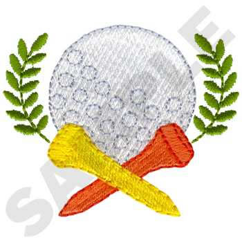 Golfball Machine Embroidery Design