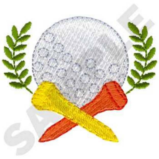 Picture of Golfball Machine Embroidery Design