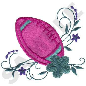Football Machine Embroidery Design