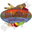 Picture of All American Sportsman Machine Embroidery Design