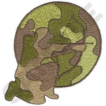 Bow Hunting Machine Embroidery Design