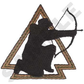 Bow Hunting Machine Embroidery Design