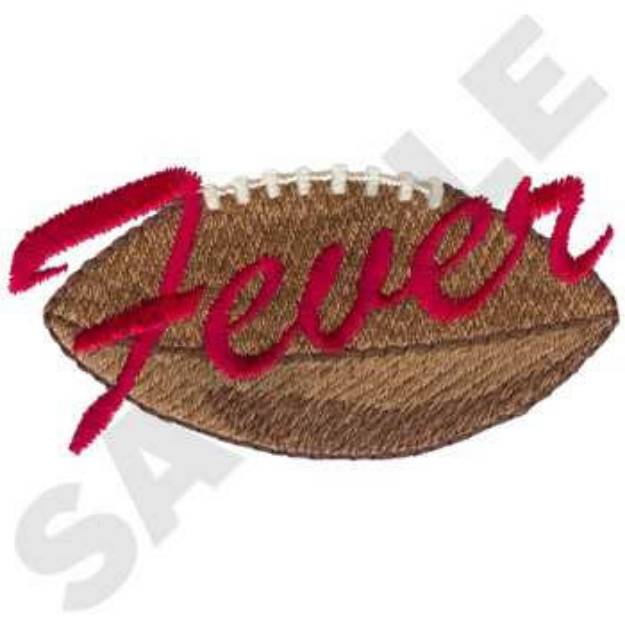 Picture of Football Fever Machine Embroidery Design