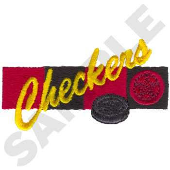 Checkers Machine Embroidery Design