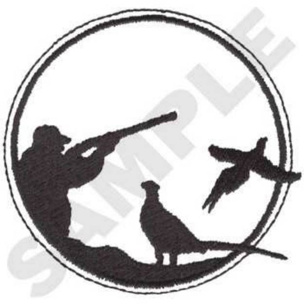 Picture of Bird Hunting Machine Embroidery Design