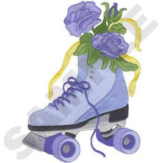 Picture of Roller Skate Machine Embroidery Design