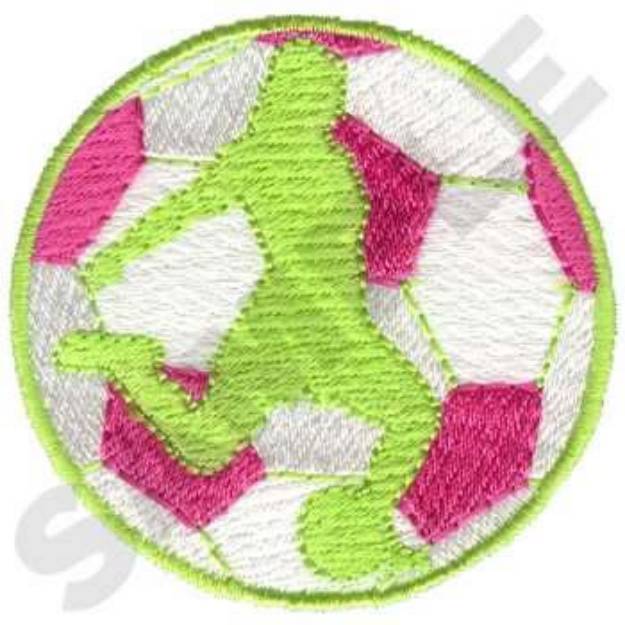 Picture of Womens Soccer Machine Embroidery Design