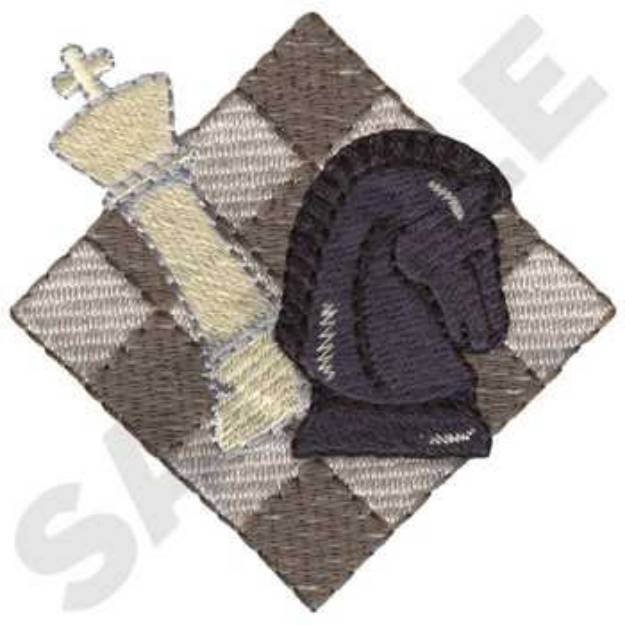 Picture of Chess Machine Embroidery Design