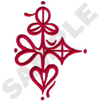 Card Suits Machine Embroidery Design