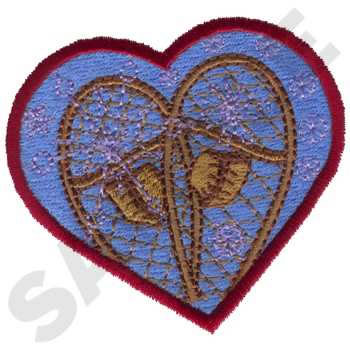 Snowshoeing Machine Embroidery Design