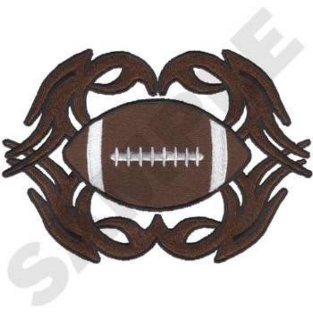 Picture of Tribal Football Machine Embroidery Design