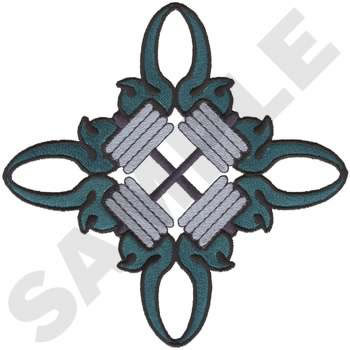 Tribal Weights Machine Embroidery Design