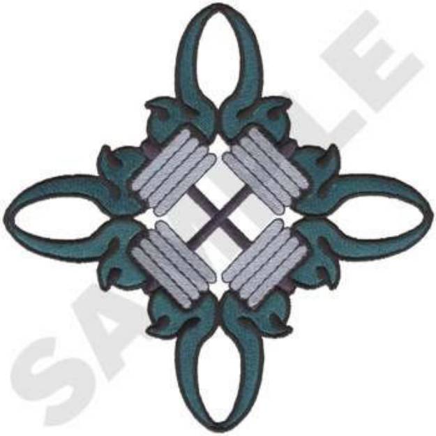 Picture of Tribal Weights Machine Embroidery Design