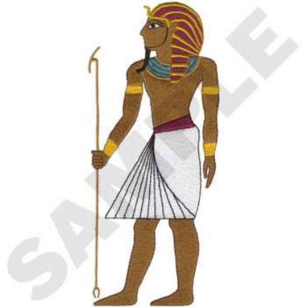 Picture of Egyptian Man Machine Embroidery Design