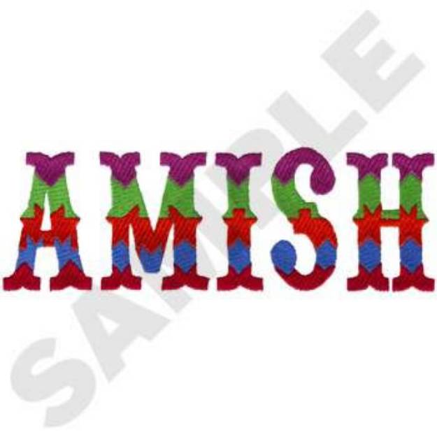 Picture of Amish Quilt Machine Embroidery Design