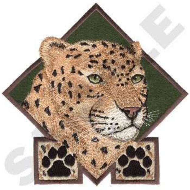 Picture of Leopard Machine Embroidery Design