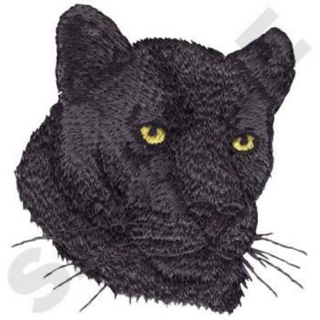 Picture of Panther Head Machine Embroidery Design