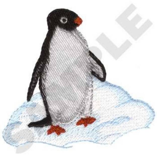 Picture of Adelie Penguin Machine Embroidery Design