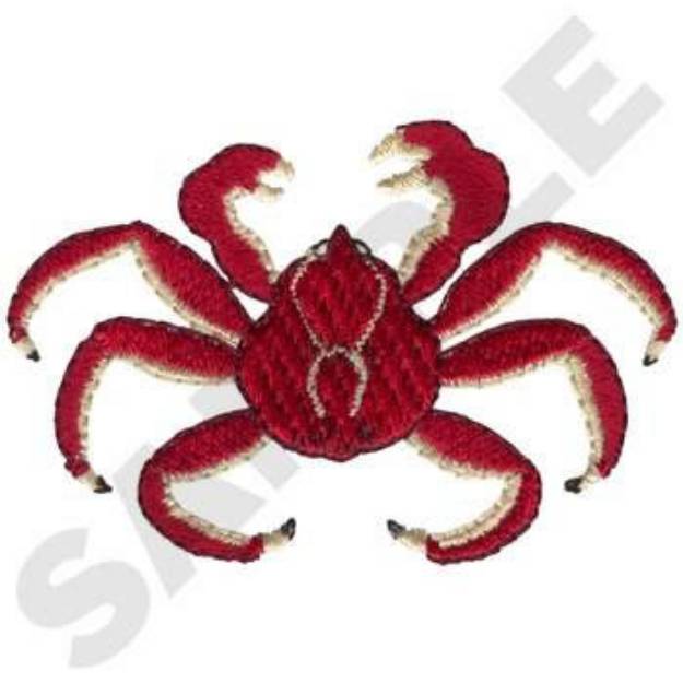 Picture of Crab Machine Embroidery Design