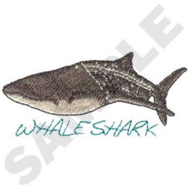 Picture of Whale Shark Machine Embroidery Design
