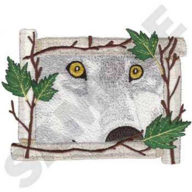 Picture of Wolf Face Machine Embroidery Design