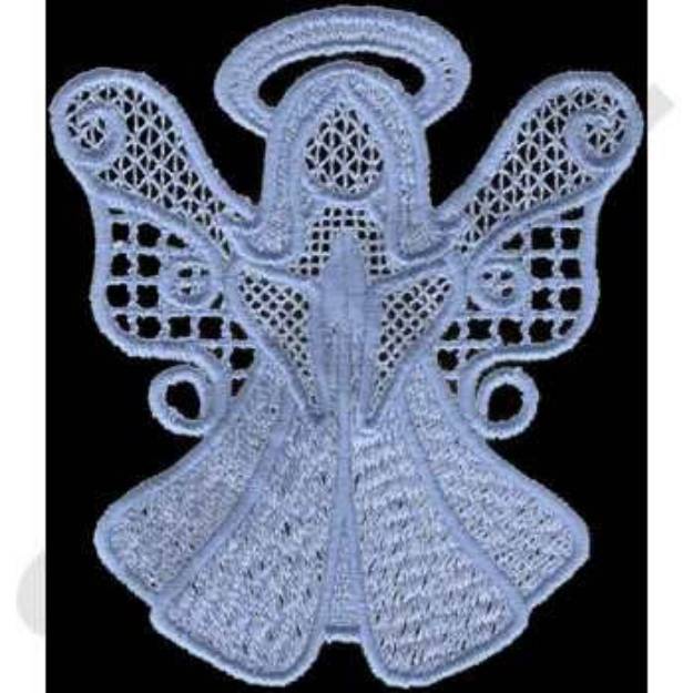 Picture of Lace Angel Machine Embroidery Design