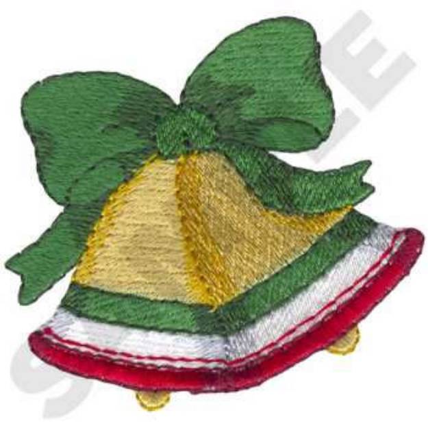 Picture of Christmas Bells Machine Embroidery Design