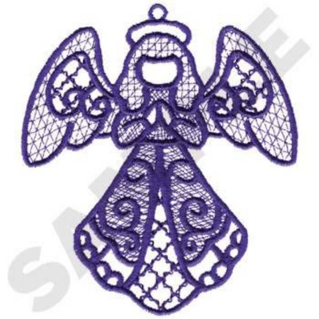 Picture of Lace Angel Machine Embroidery Design