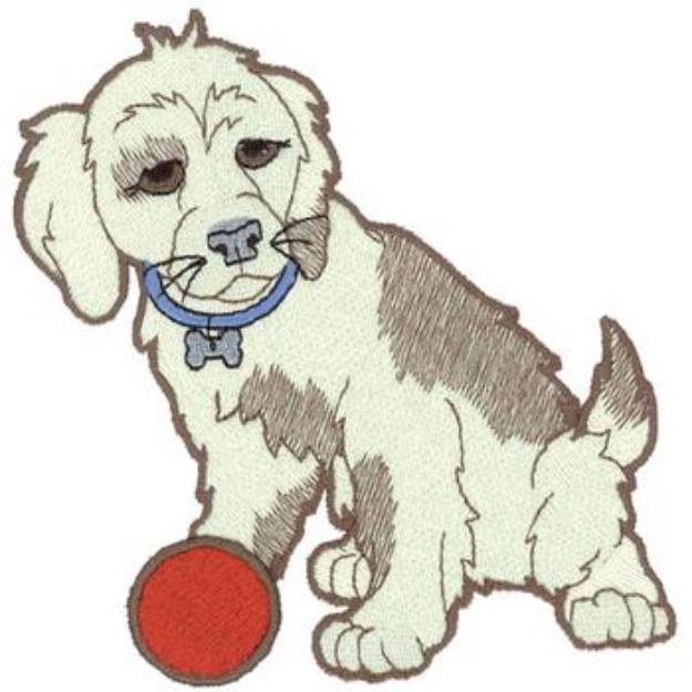 Picture of 3D Puff Puppy Machine Embroidery Design