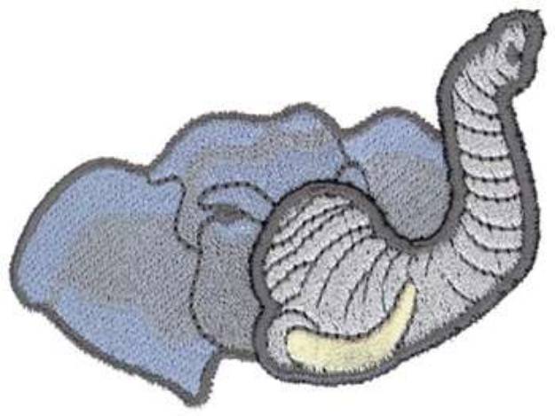Picture of 3D Elephant Machine Embroidery Design