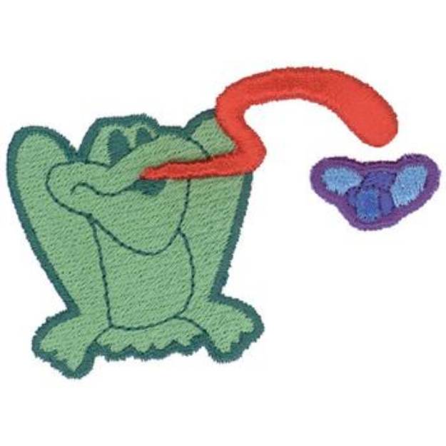 Picture of 3D Frog Machine Embroidery Design