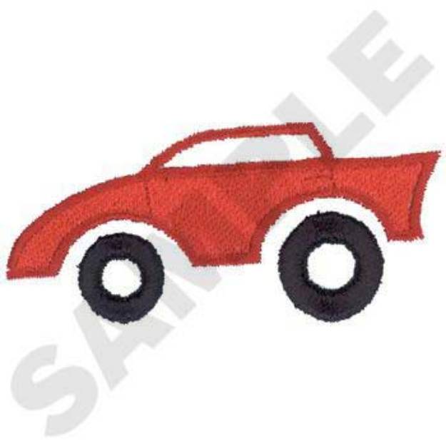 Picture of 3D Car Machine Embroidery Design