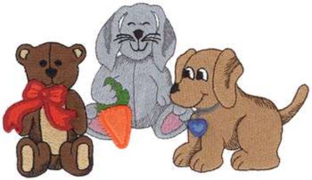 Picture of 3D Stuffed Animals Machine Embroidery Design