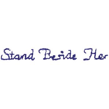 Stand Beside Her Machine Embroidery Design