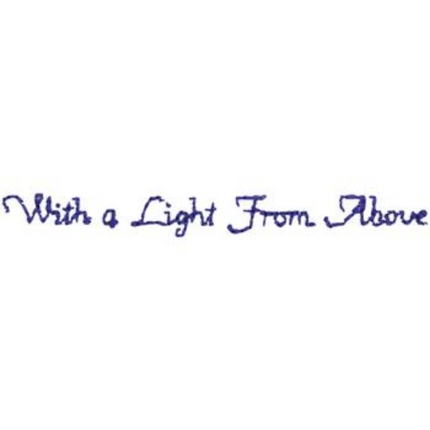 Picture of Light From Above Machine Embroidery Design