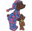 Picture of Teddy And Friend Machine Embroidery Design