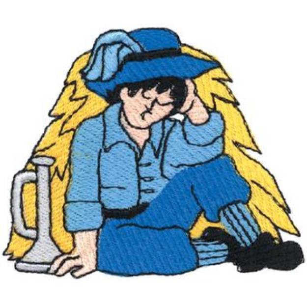 Picture of Little Boy Blue Machine Embroidery Design