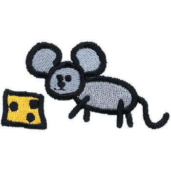 Mouse And Cheese Machine Embroidery Design