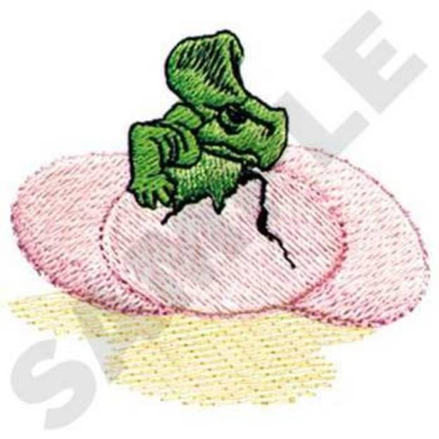 Picture of Hatching Dinosaur Machine Embroidery Design