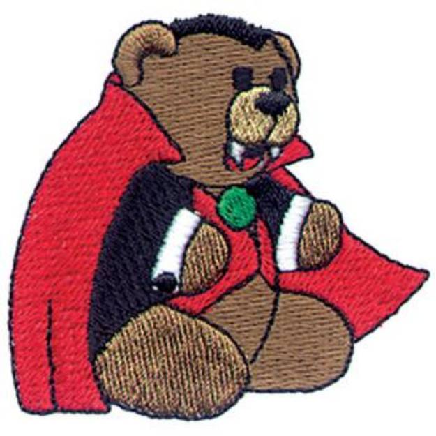 Picture of Vampire Bear Machine Embroidery Design