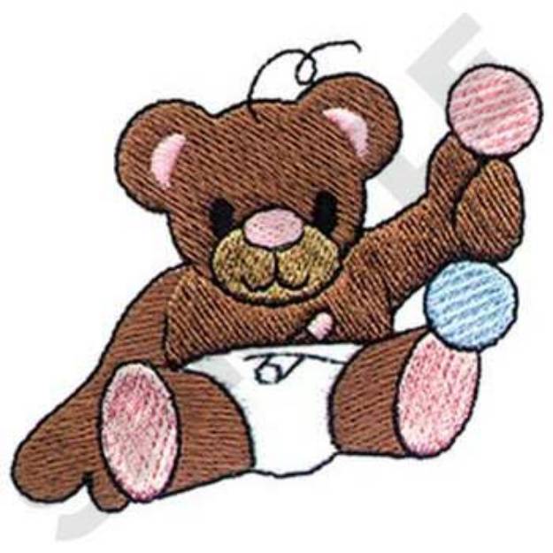 Picture of Baby Bear Machine Embroidery Design