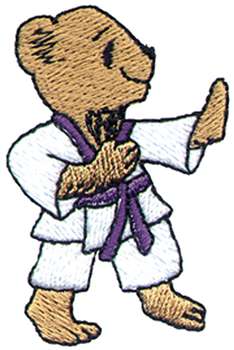 Karate Cub Machine Embroidery Design