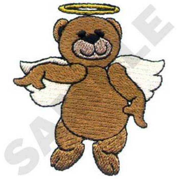Picture of Angel Bear Machine Embroidery Design