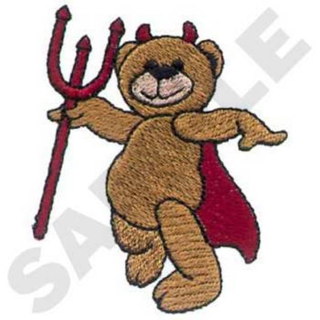 Picture of Devil Bear Machine Embroidery Design
