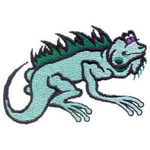 Picture of Lizard Machine Embroidery Design