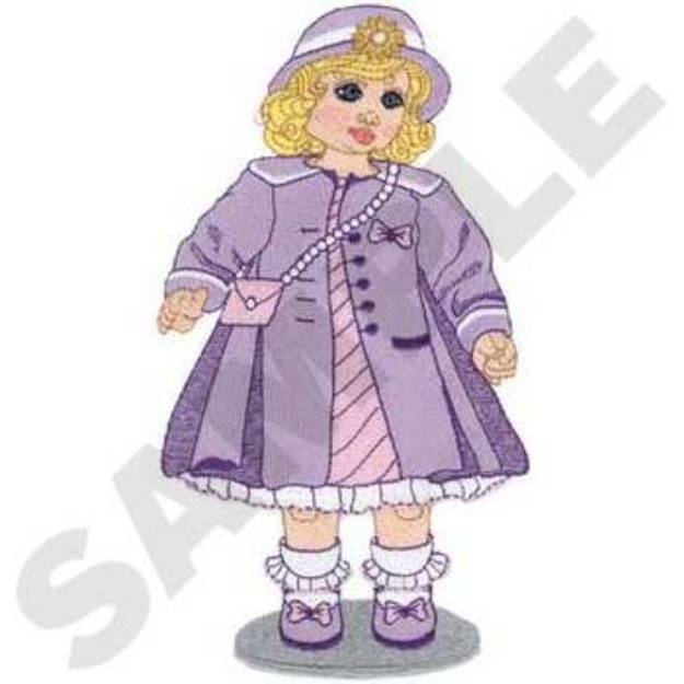 Picture of Doll Machine Embroidery Design