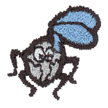 Fly Machine Embroidery Design