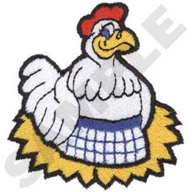 Picture of Mother Hen Machine Embroidery Design